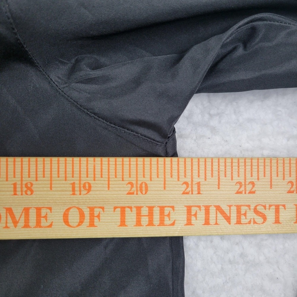 Woodward‎ Jacket Mens Small Black Hooded Windbreaker Lightweight Full Zip 540 - Picture 7 of 11